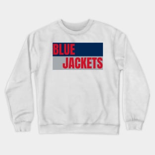 jackets blue team hockey Crewneck Sweatshirt